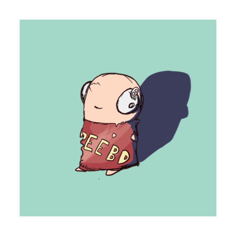 Peebo 2  3" x 3" Mini Art Print